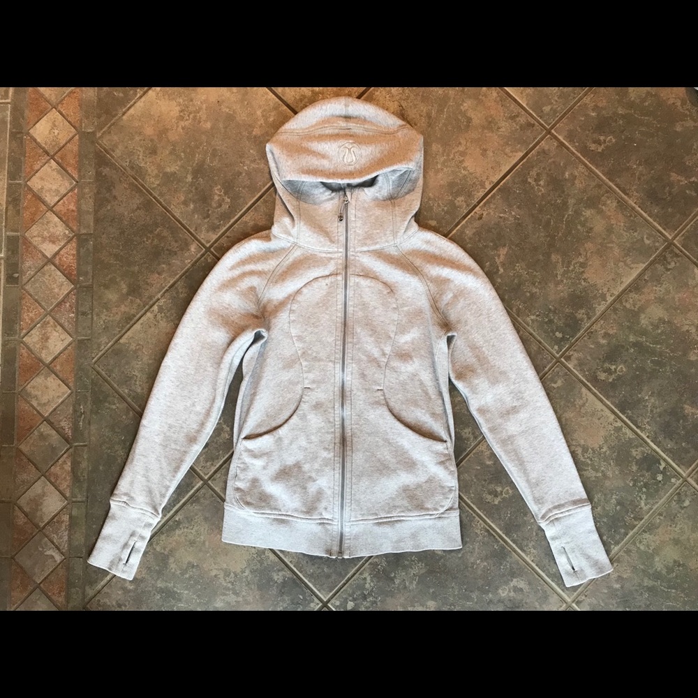 lululemon Oatmeal Zip Hoodie